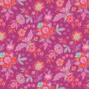 Riley Blake Kipling Gardens Main Fuchsia Fabric
