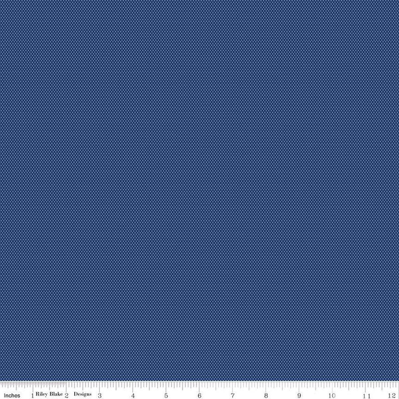Riley Blake POParazzi Blue Fabric