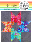 In 2 Stars Quilt Pattern From Free Bird Quilting Designs