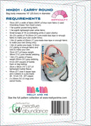 Carry Round Bag Pattern