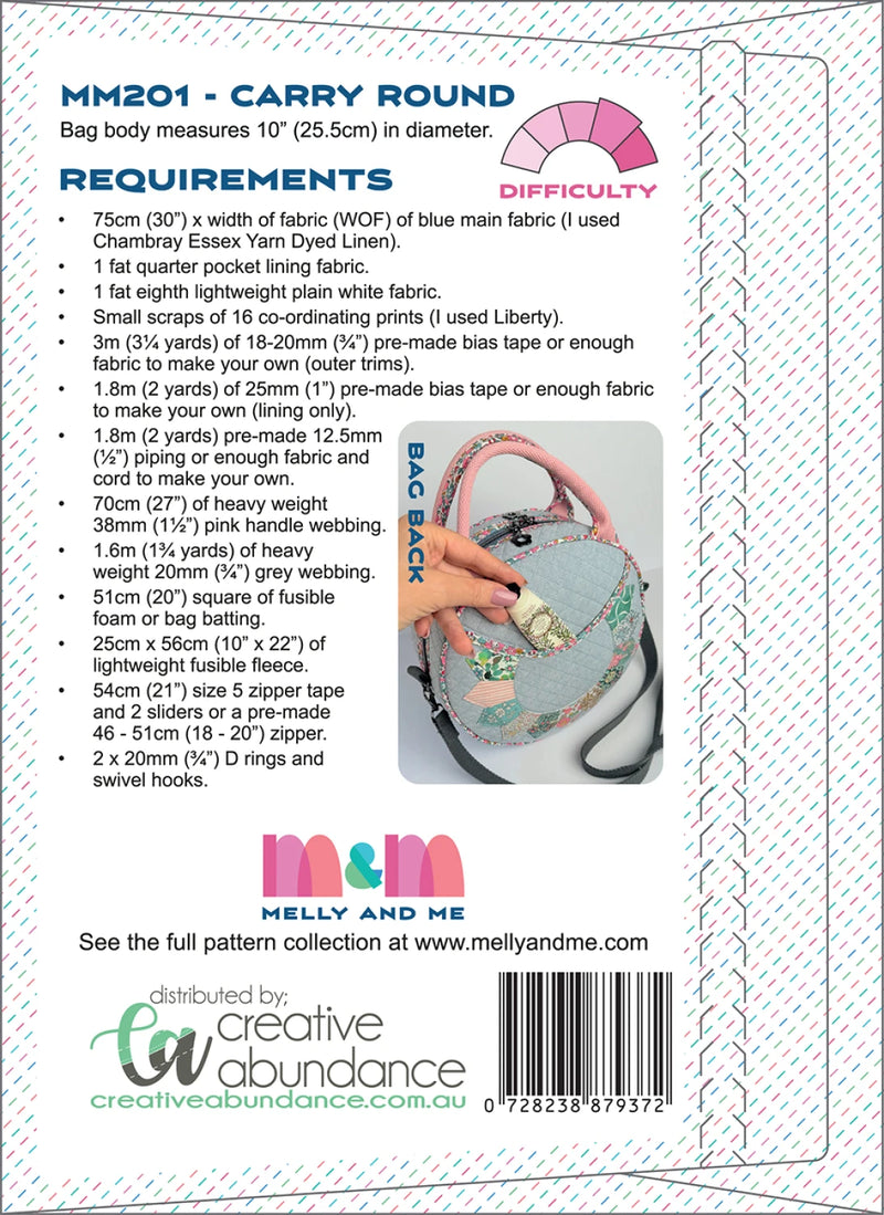 Carry Round Bag Pattern
