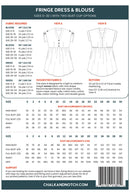 Fringe Dress And Blouse Pattern