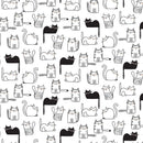 Timeless Treasures Smitten Kitten Cats Nap Time Fabric