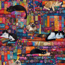 Timeless Treasures Cats On Quilts Fabric