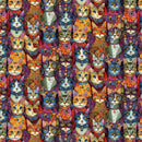 Timeless Treasures Packed Dressup Cats Fabric