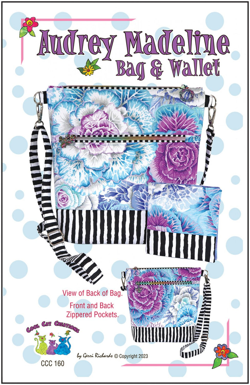 Cool Cat Creations Audrey Madeline Bag And Wallet Pattern