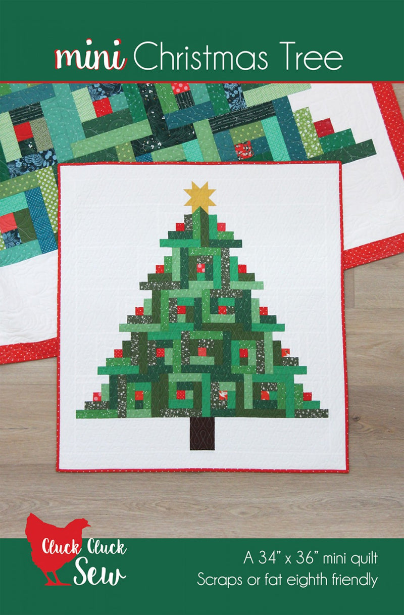 Cluck Cluck Sew Mini Christmas Tree Quilt Pattern