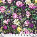 Tim Holtz Flower Shop Purple Canvas Fabric