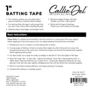 Callie Del Batting Tape 1" x 30 yards