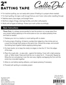 Callie Del Batting Tape 2" x 30 yards