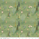 Riley Blake Santa's Tree Farm Woodland Green Fabric