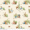 Riley Blake Peter Rabbit And Benjamin Bunny Cream Fabric