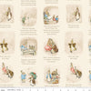 Riley Blake Peter Rabbit And Benjamin Bunny Story Time Cream Fabric