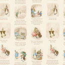 Riley Blake Peter Rabbit And Benjamin Bunny Story Time Cream Fabric