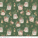 Riley Blake Holiday Spirit Main Green Fabric