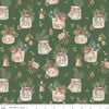 Riley Blake Holiday Spirit Main Green Fabric