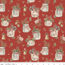 Riley Blake Holiday Spirit Main Red Fabric