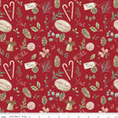 Riley Blake Holiday Spirit Christmas Toss Red Fabric