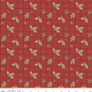 Riley Blake Holiday Spirit Holly Red Fabric