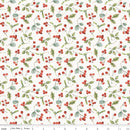 Riley Blake Holiday Spirit Berries Cream Fabric
