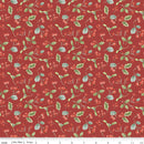 Riley Blake Holiday Spirit Berries Red Fabric