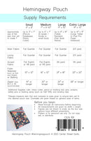 Hemingway Pouch Pattern