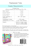 Fleetwood Tote Bag Pattern
