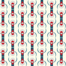 Charley Harper Discovery Place Red Crested Cardinal Poplin Fabric