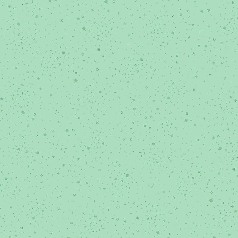 Timeless Treasure Chicken Scratch Mint Fabric