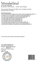 Coach House Designs Wonderland Quilt Pattern