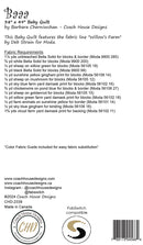 Coach House Designs Baaa Quilt Pattern