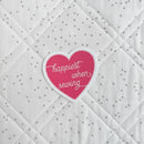 Happiest When Sewing Sticker