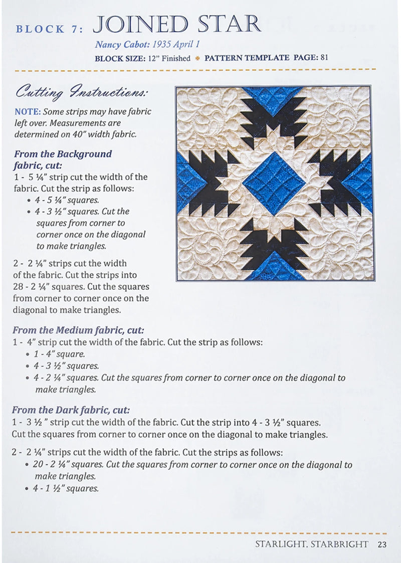 Starlight Starbright Book