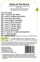 Home Of The Brave Quilt Pattern