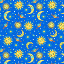 A.E. Nathan Co. Comfy Flannel Celestial Blue Fabric