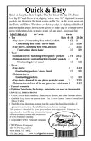 Quick And Easy Tee, Tunic, Dress Pattern