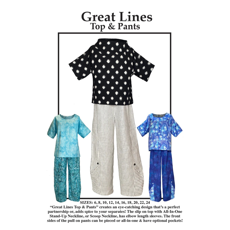 Great Lines Top and Pants Pattern