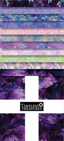 Timeless Treasures Dragonfly Mist 10" Square Pack