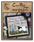 Bloom With Grace Wool Applique Pattern