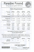Paradise Found Quilt Pattern