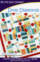 Cozy Quilt Designs Drop Diamonds Quilt Pattern