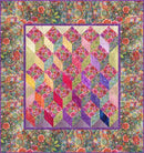 Hoffman Fabrics Whimsical Tumbling Blocks Quilt Kit