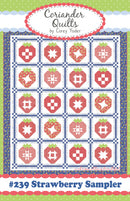 Coriander Quilts Strawberry Sampler Quilt Pattern