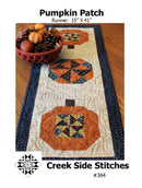 Creek Side Stitches Pumpkin Patch Table Runner Pattern
