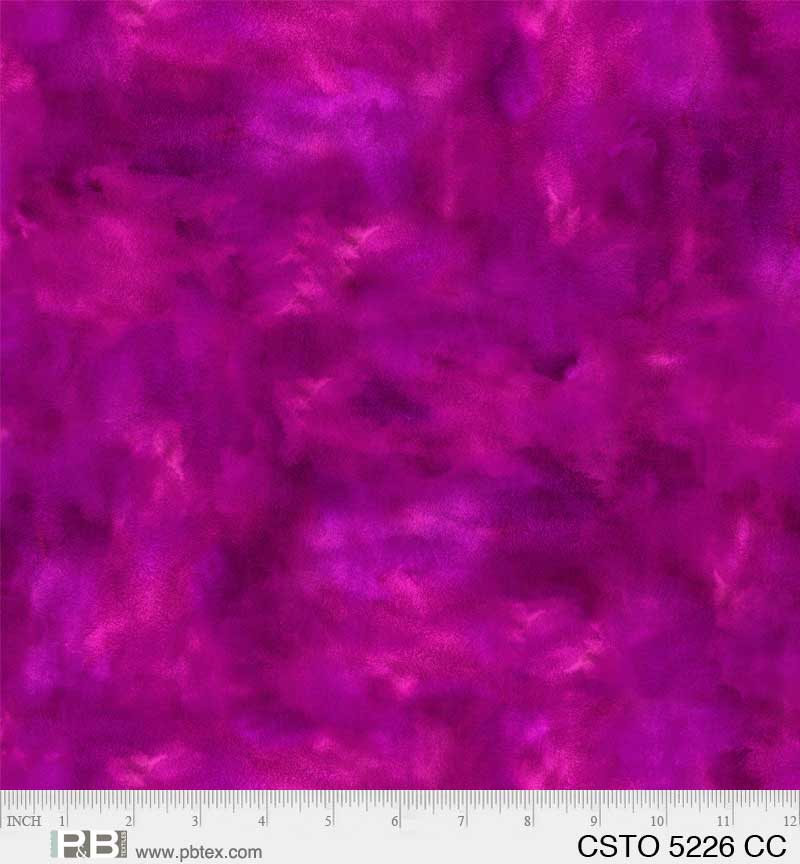 P & B Textiles Color Stories CC Dark Pink Fabric