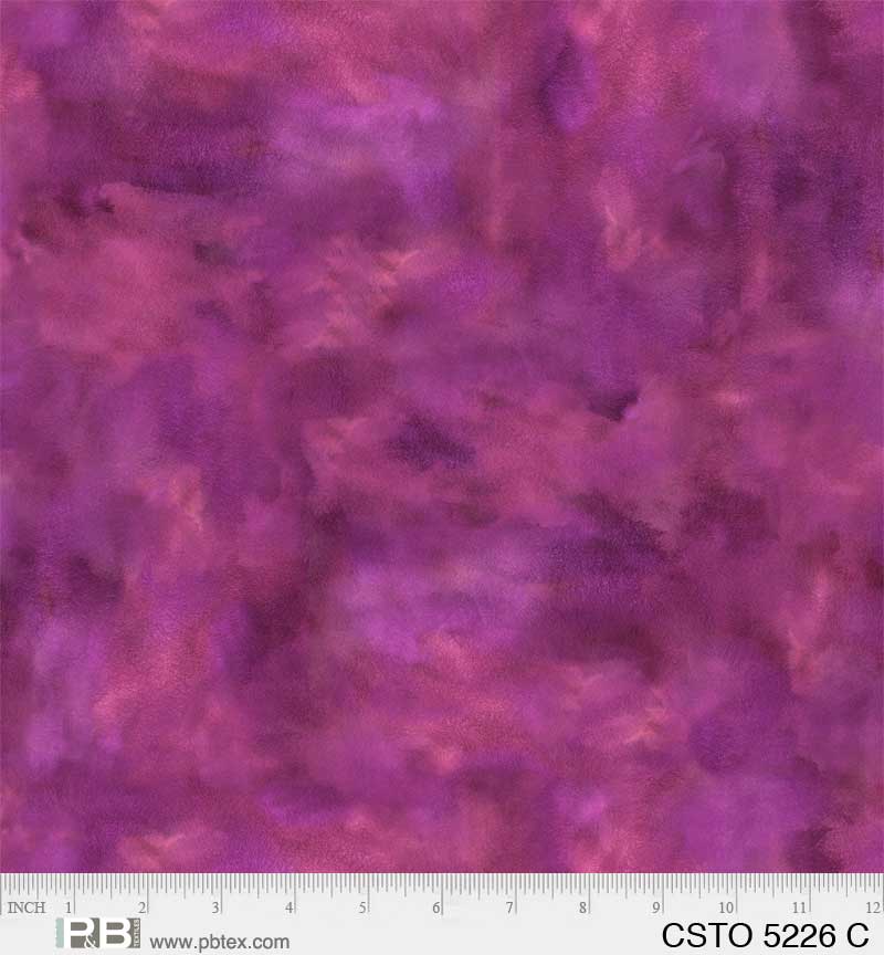 P & B Textiles Color Stories C Fuchsia Fabric