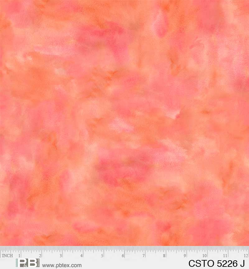 P & B Textiles Color Stories J Coral Fabric