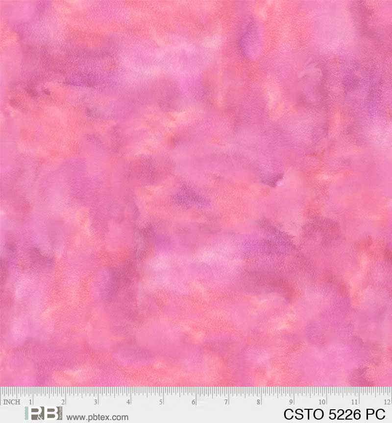 P & B Textiles Color Stories PC Pink Coral Fabric