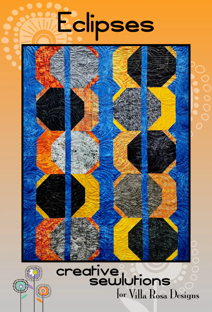 Villa Rosa Eclipses Quilt Pattern