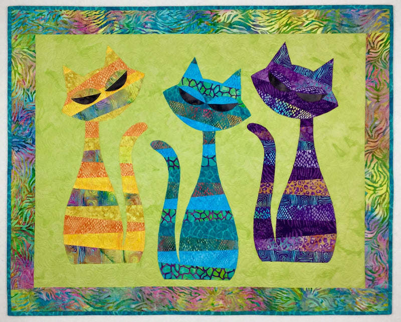 Colourwerx Mod Cat Quilt Pattern